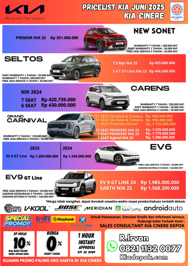 harga kia terbaru 2025
